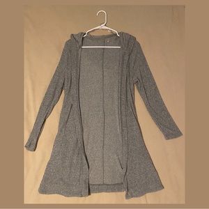 Grey Xersion Hooded Cardigan